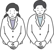 来院時の注意喚起のイラスト