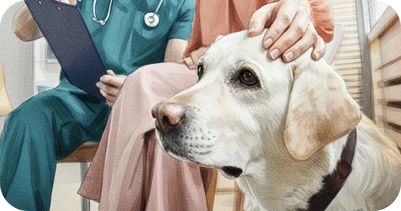 股関節全置換術のイラスト